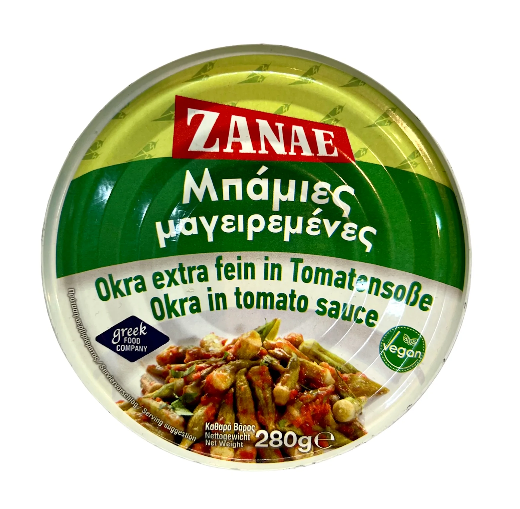 Okraschoten in Tomaten Sauce Zanae 280g
