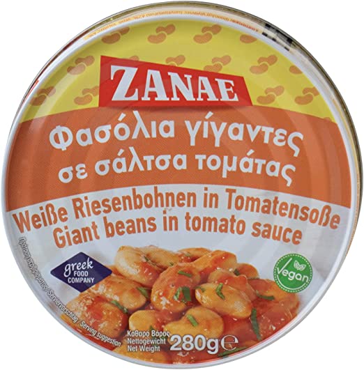 Weiße Riesenbohnen in Tomaten Sauce Zanae 280g