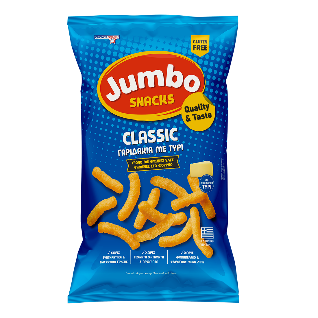 Jumbo Classic Snack mit Käse Glutenfrei Ohonos 110g