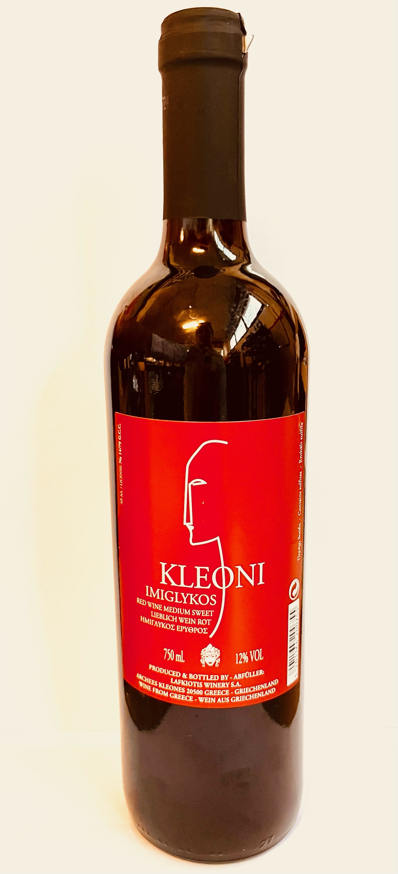 Kleoni Imiglykos lieblicher Rotwein 0,75L